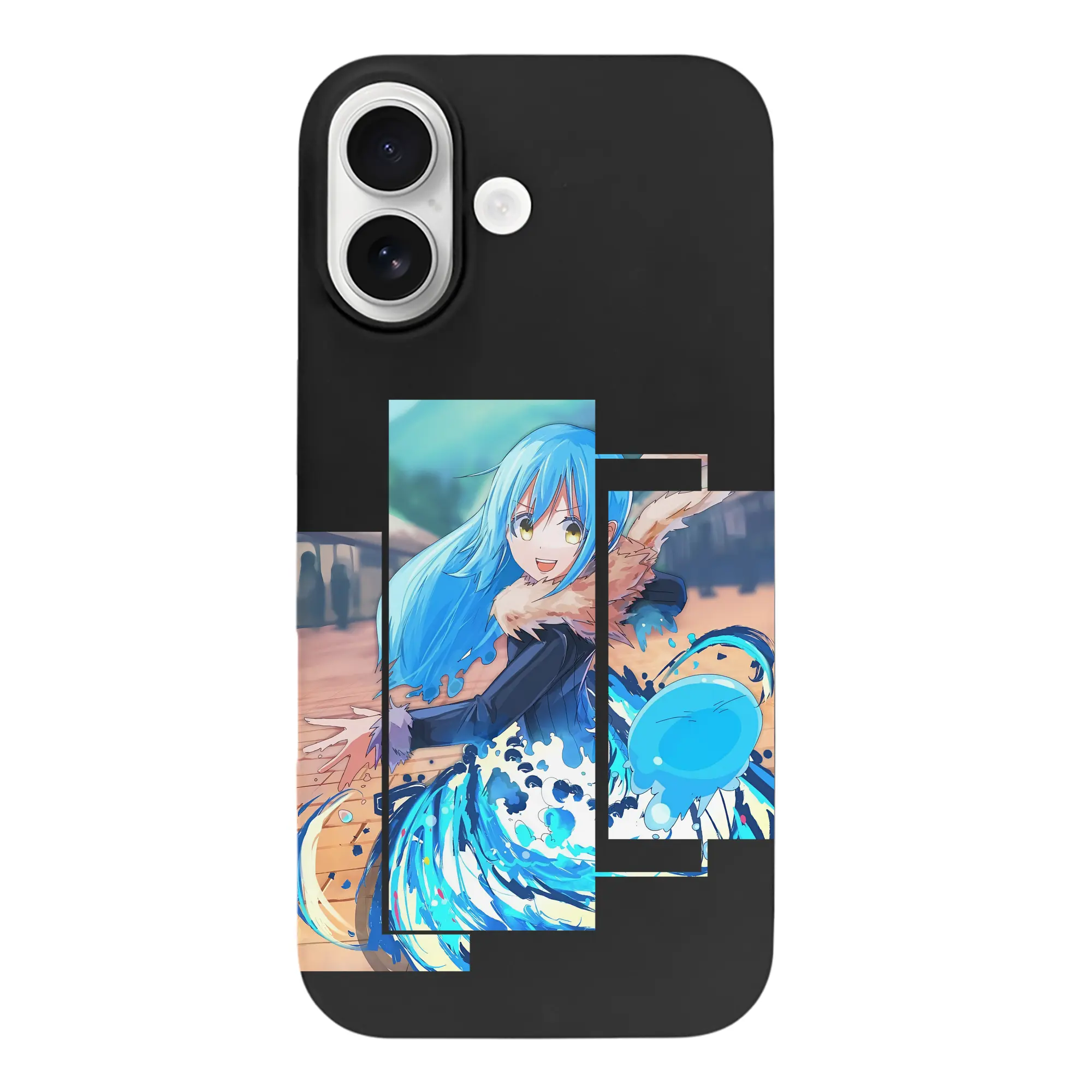 転生したらスライムだった件 グッズ,リムル・テンペスト - iPhone 17 シリーズ シリコンケース 薄型 耐衝撃 指紋防止 ソフトタッチカバー 精密フィット 傷防止 保護ケース iPhone 17/17 Air/17 Pro/17 Pro Max 対応